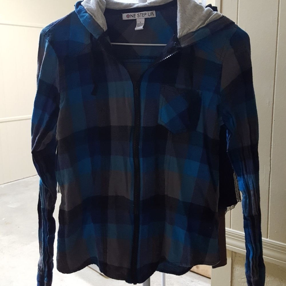 One Step Up Zip-Up Shirt